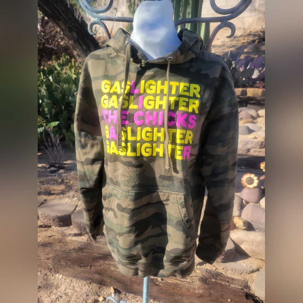 Dixie Chicks Gaslighter Concert Camo Fleece Hoodie